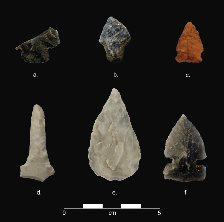 Sample of stone tools documented during the project.